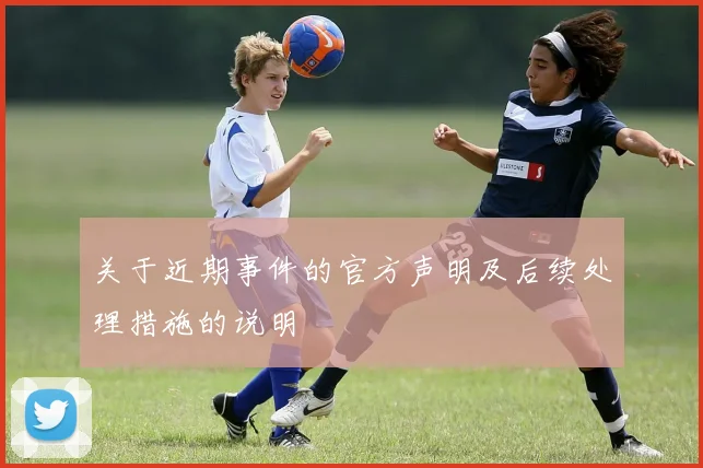 关于近期事件的官方声明及后续处理措施的说明