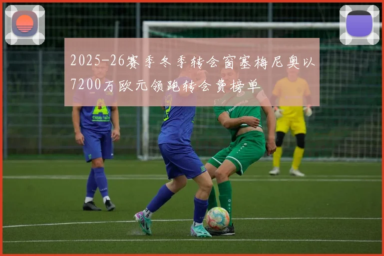 2025-26赛季冬季转会窗塞梅尼奥以7200万欧元领跑转会费榜单